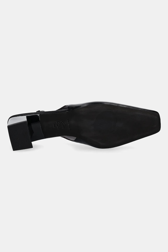 Kožne salonke Tory Burch Georgia Slingback 156479.006 crna