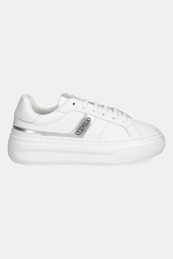 Usnjene superge Furla Nuage Sneaker YJ14NUA.BX3719.Q1700 bela SS25