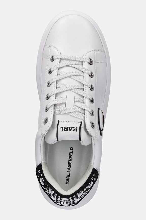 Kožené tenisky Karl Lagerfeld KAPRI NFT bílá KL62529M.01S