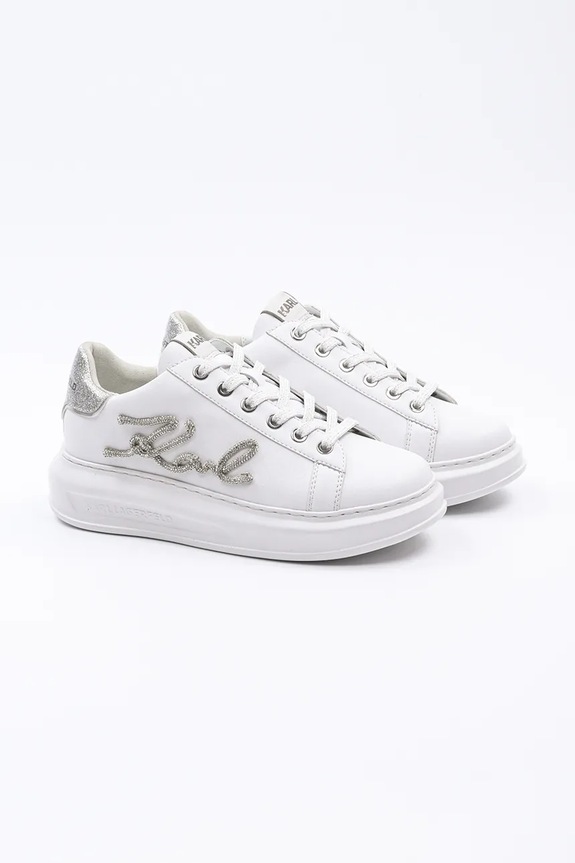 Karl Lagerfeld sneakers in pelle KAPRI KL62511G.01S bianco SS25