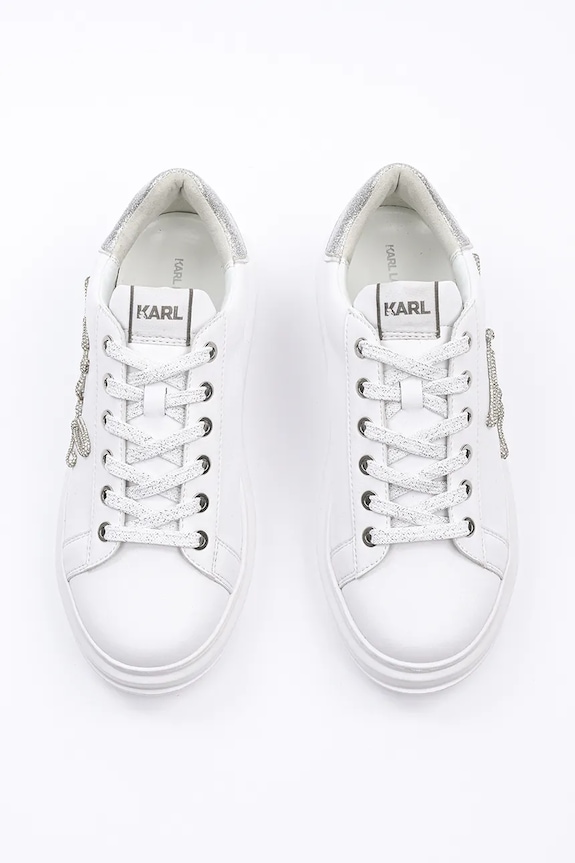 Karl Lagerfeld sneakers in pelle KAPRI KL62511G.01S bianco