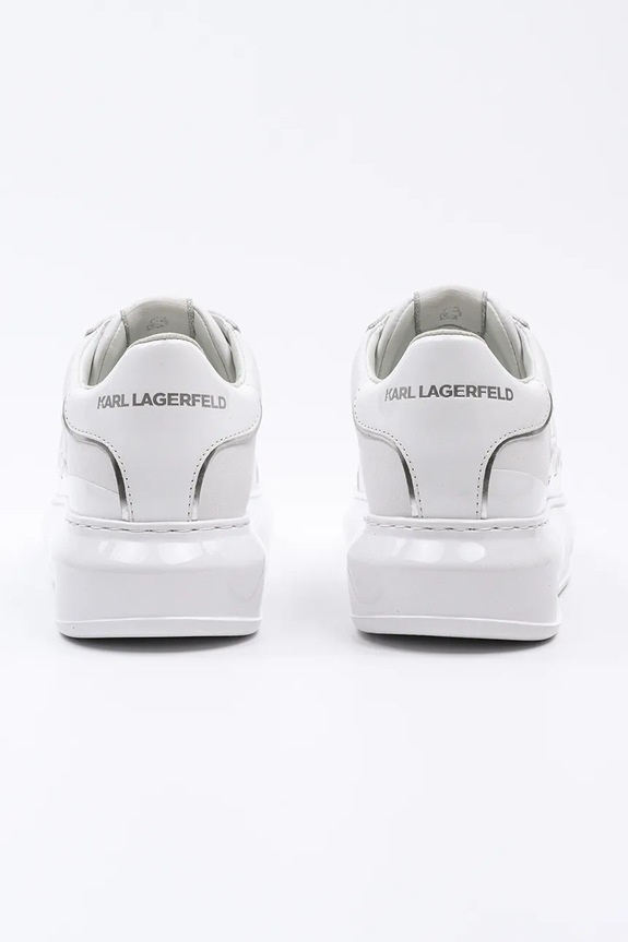 Scarpe Karl Lagerfeld sneakers in pelle KAPRI KL62548F.01W bianco