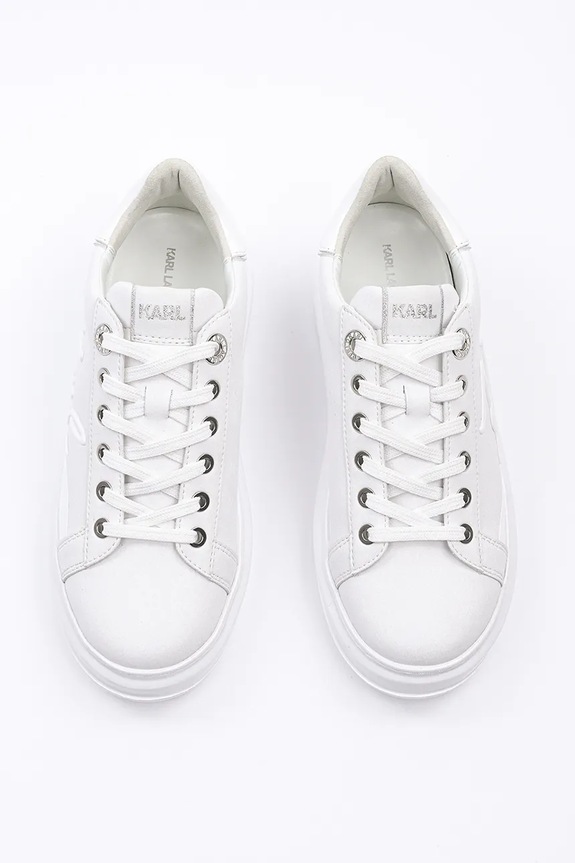 Karl Lagerfeld sneakers in pelle KAPRI bianco KL62548F.01W