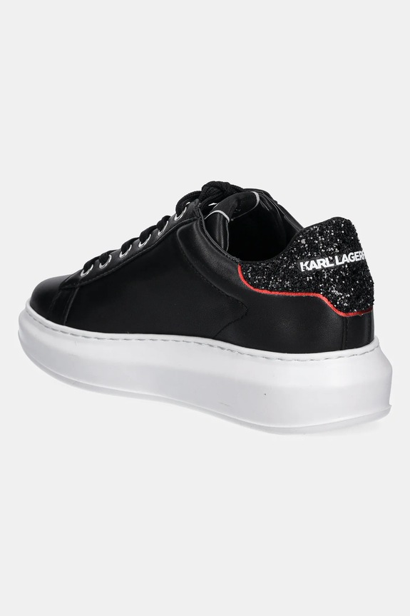 Обувь Кожаные кроссовки Karl Lagerfeld KAPRI KL62515V.000 чёрный