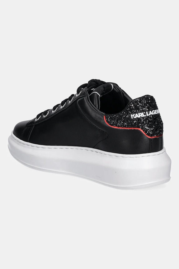 Обувь Кожаные кроссовки Karl Lagerfeld KAPRI KL62515V.000 чёрный