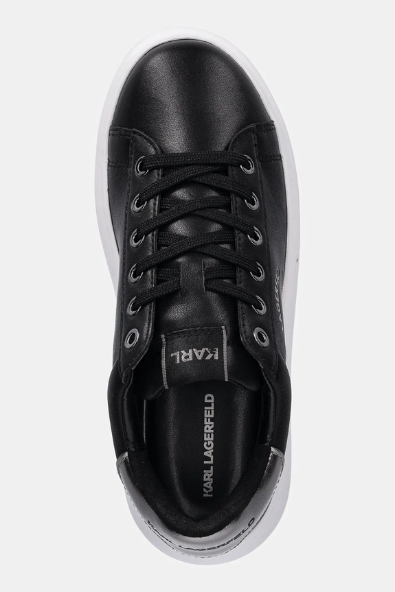 Karl Lagerfeld sneakersy skórzane KAPRI czarny KL62538K.00S