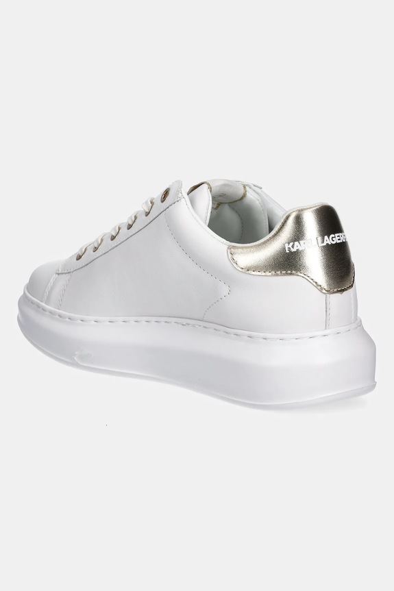 Cipők Karl Lagerfeld bőr sportcipő KAPRI KL62538K.01G fehér