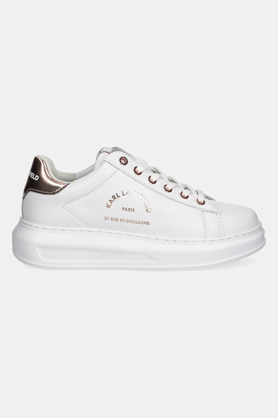Kožené tenisky Karl Lagerfeld KAPRI KL62538K.01P biela SS25