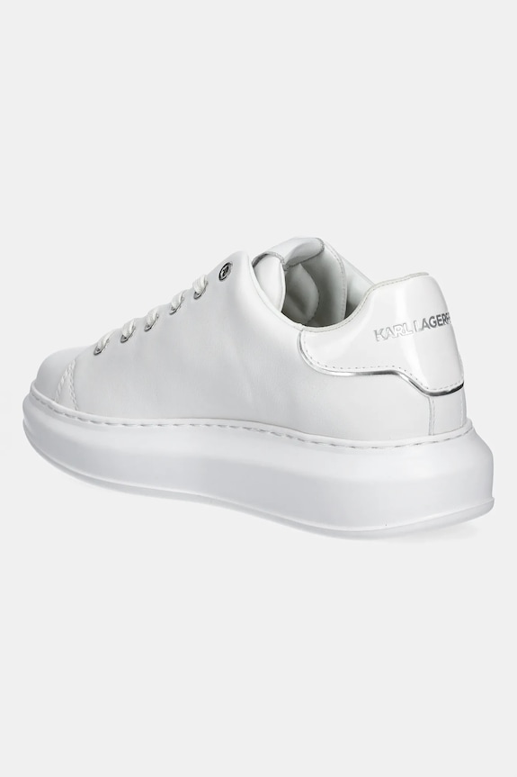 Boty Kožené tenisky Karl Lagerfeld KAPRI KL62539K.01S bílá