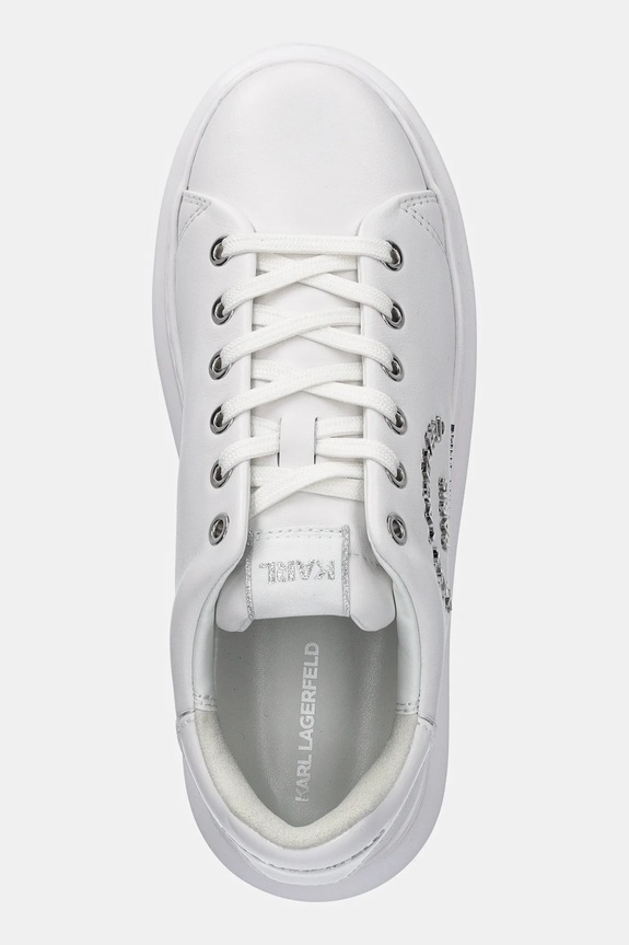 Kožené tenisky Karl Lagerfeld KAPRI bílá KL62539K.01S