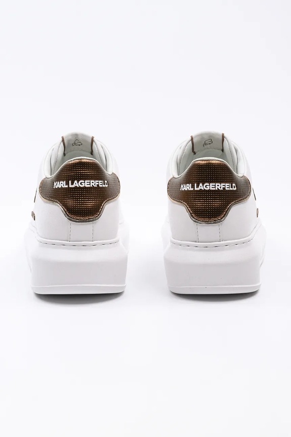 Кожени маратонки Karl Lagerfeld KAPRI бял KL62539M.01Z