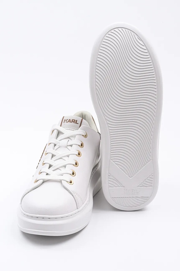 Кожени маратонки Karl Lagerfeld KAPRI KL62539M.01Z бял