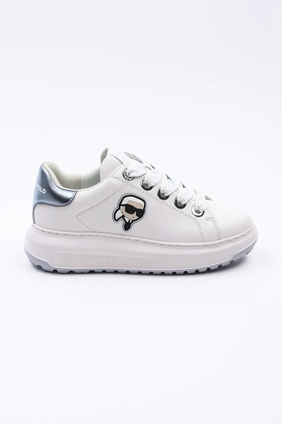Karl Lagerfeld sneakersy skórzane KAPRI LUG platforma biały KL67530.01B
