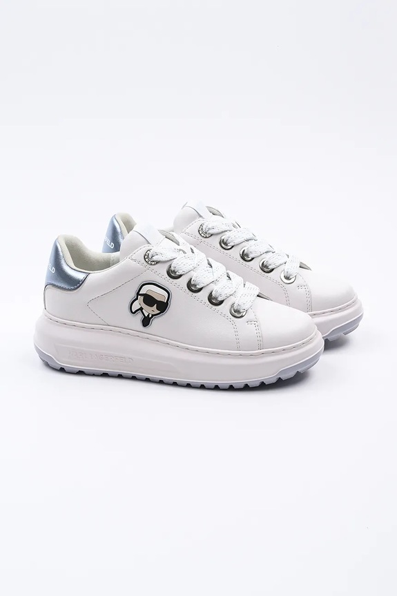 Karl Lagerfeld sneakersy skórzane KAPRI LUG KL67530.01B biały SS25