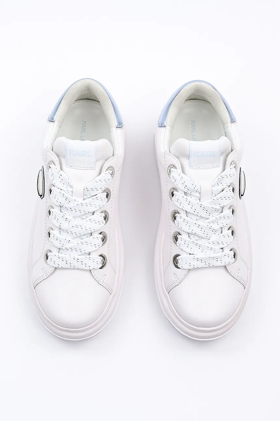 Obuwie Karl Lagerfeld sneakersy skórzane KAPRI LUG KL67530.01B biały
