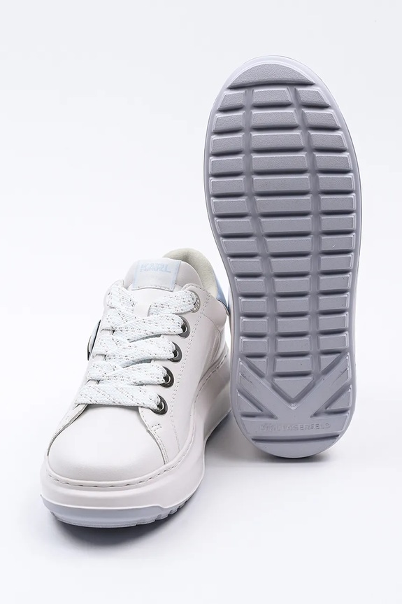 Karl Lagerfeld sneakersy skórzane KAPRI LUG KL67530.01B biały