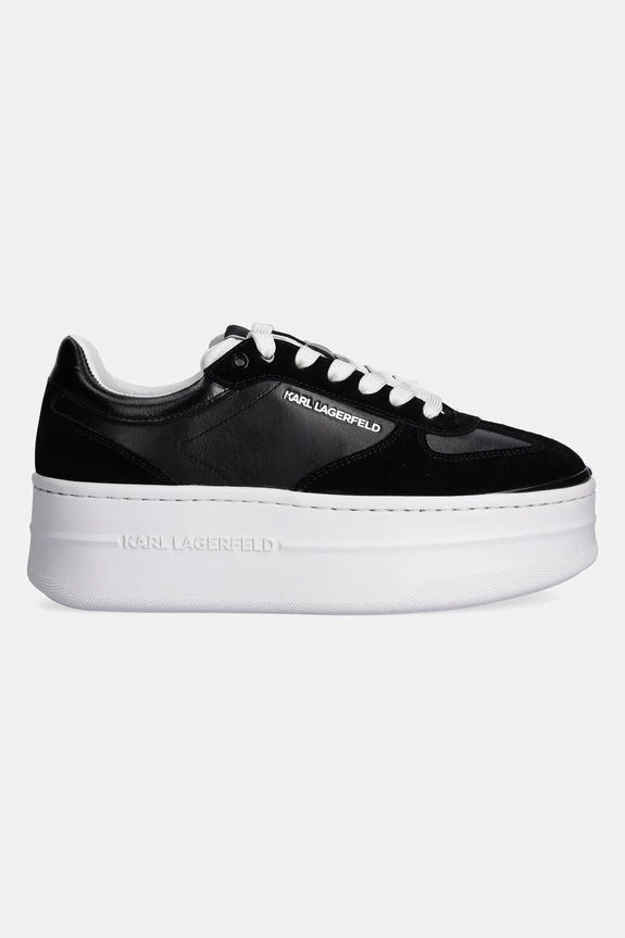 Kožené tenisky Karl Lagerfeld KOBO III KL65025.300 čierna SS25
