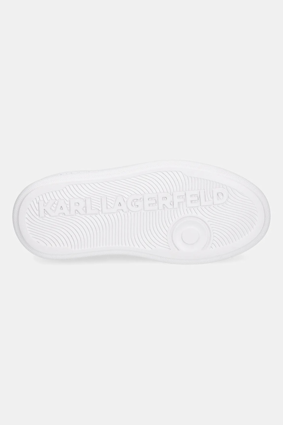 Kožené tenisky Karl Lagerfeld KOBO III KL65025.311 biela