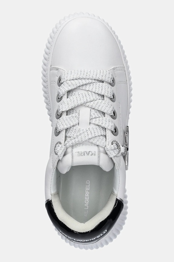 Karl Lagerfeld bőr sportcipő KREEPER LO fehér KL42376A.011