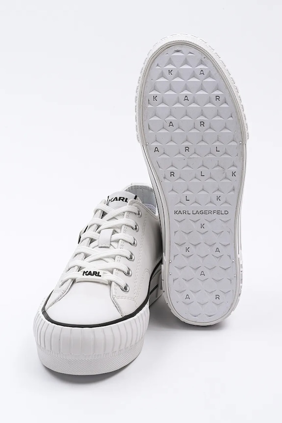 Kožené tenisky Karl Lagerfeld KAMPUS MAX NFT KL60425T.011 bílá