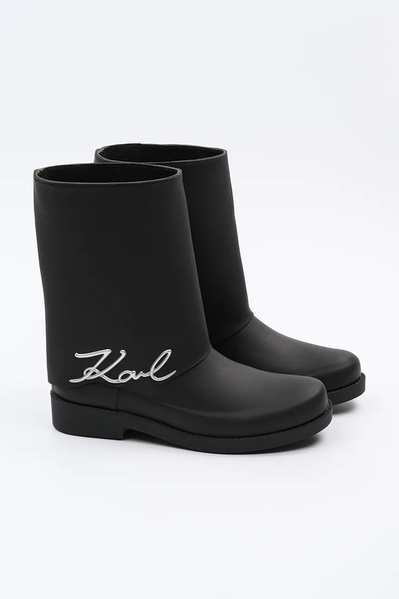 Karl Lagerfeld cizme KALOSH KL47064.V00 negru SS25