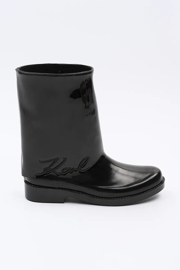 Gumene čizme Karl Lagerfeld KALOSH crna KL47064S.V00