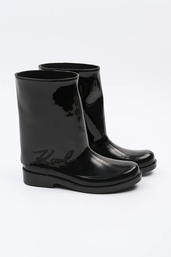 Gumene čizme Karl Lagerfeld KALOSH KL47064S.V00 crna SS25
