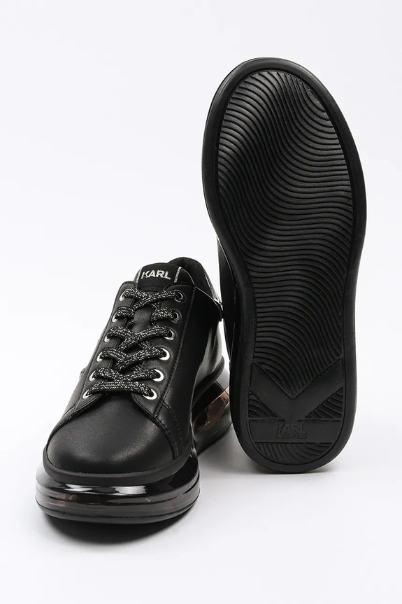 Karl Lagerfeld sneakersy skórzane KAPRI KUSHION KL62610H.00X czarny