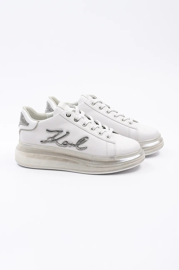 Kožne tenisice Karl Lagerfeld KAPRI KUSHION KL62610H.01S bijela SS25