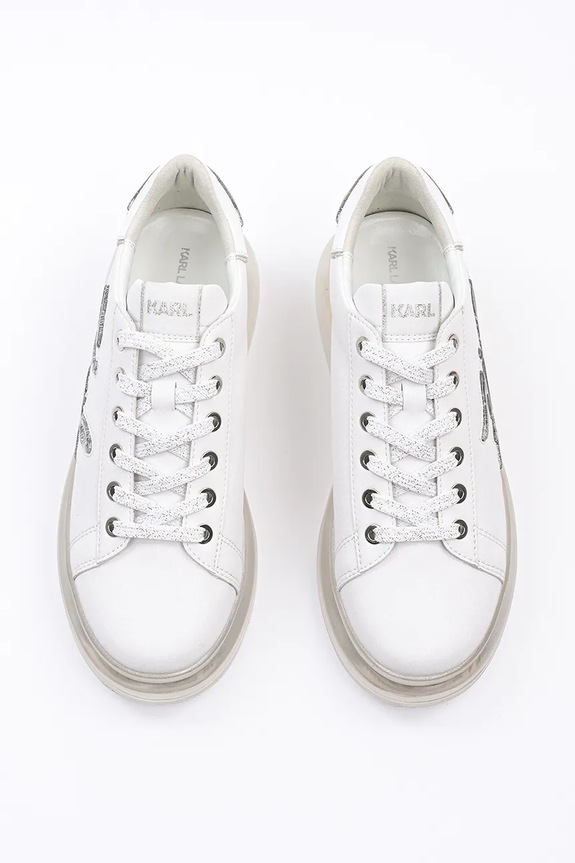 Kožne tenisice Karl Lagerfeld KAPRI KUSHION bijela KL62610H.01S