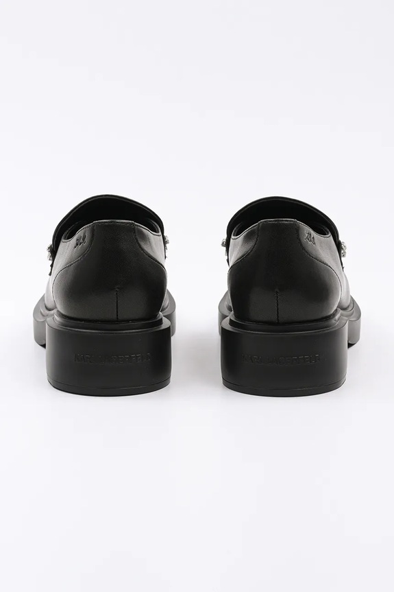 Παπούτσια Δερμάτινα μοκασίνια Karl Lagerfeld MACIE KL41215.00S μαύρο
