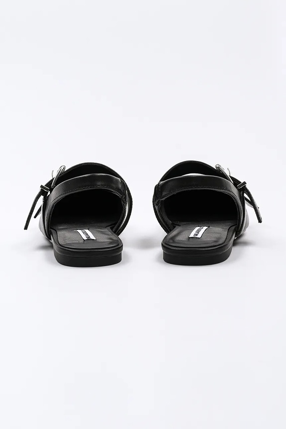 Obuwie Karl Lagerfeld baleriny skórzane KONNIE KL40186A.000 czarny