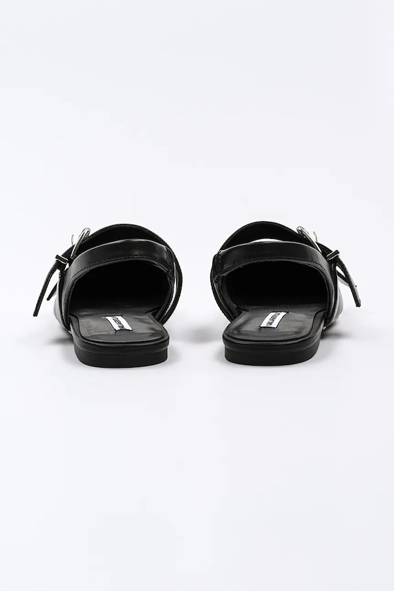 Obuwie Karl Lagerfeld baleriny skórzane KONNIE KL40186A.000 czarny