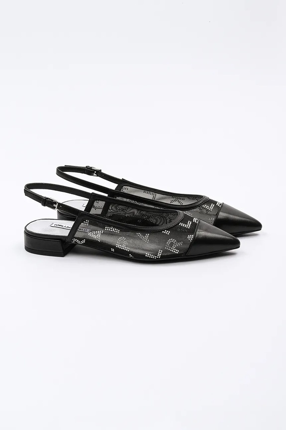 Karl Lagerfeld balerina KERRIE KL40153.M0S fekete SS25
