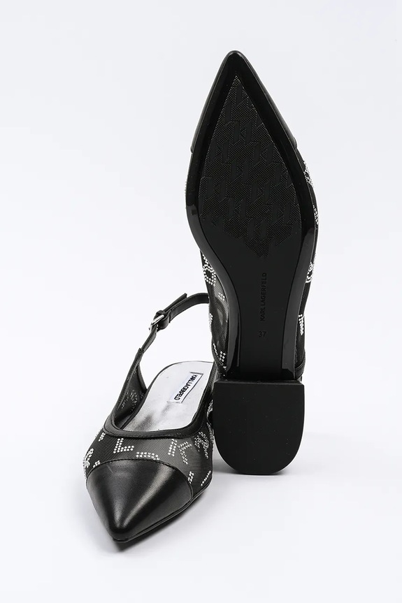 Karl Lagerfeld balerina KERRIE KL40153.M0S fekete
