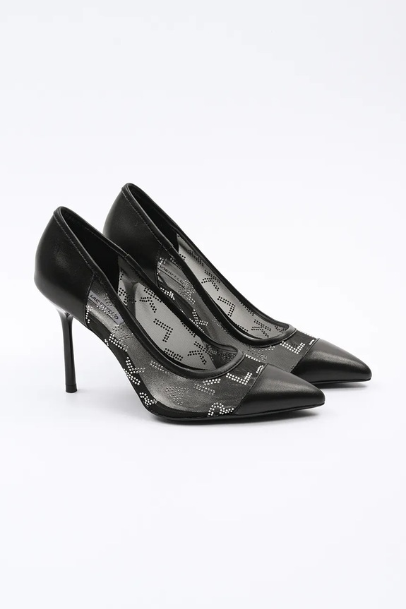 Karl Lagerfeld szpilki SARABANDE KL30925A.M0S czarny SS25