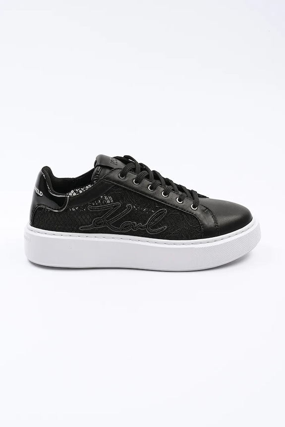Karl Lagerfeld sneakersy MAXI KUP tekstylny czarny KL62211F.400