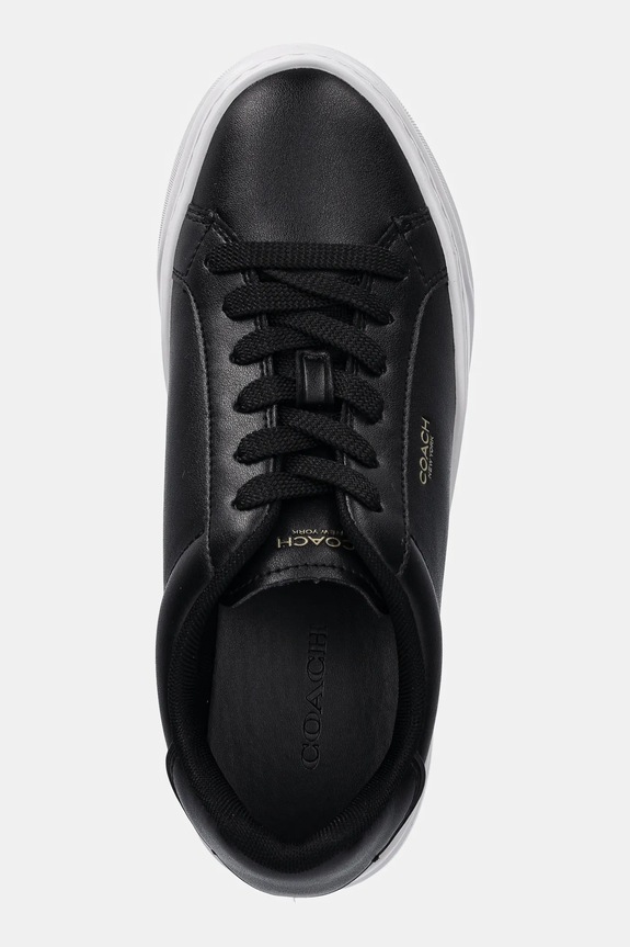 Δερμάτινα sneakers Coach High Line μαύρο CW971.QRS
