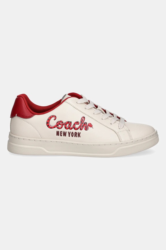 Usnjene superge Coach High Line CZ360.CAH bež SS25
