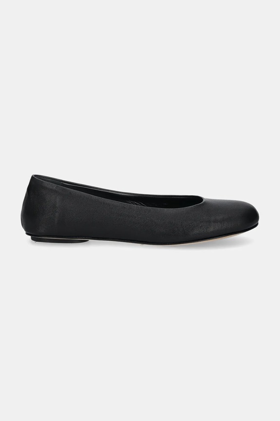 Weekend Max Mara baleriny skórzane TODI 2515521074600.BLACK czarny SS25