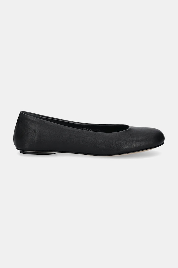 Weekend Max Mara baleriny skórzane TODI 2515521074600.BLACK czarny SS25