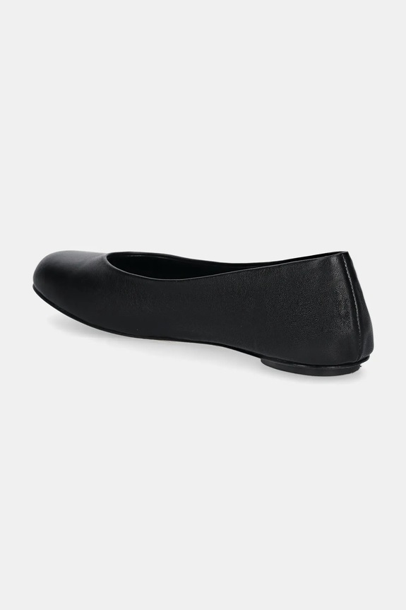 Obuwie Weekend Max Mara baleriny skórzane TODI 2515521074600.BLACK czarny
