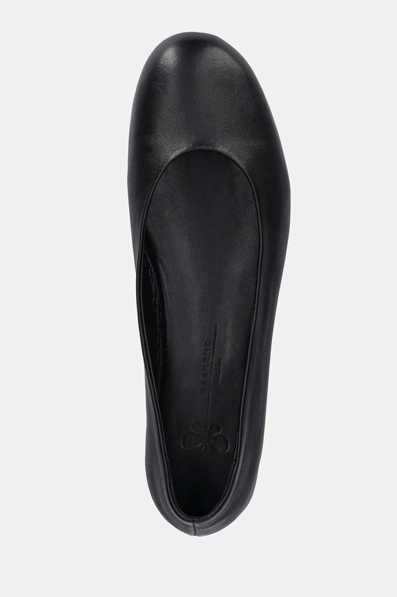 Weekend Max Mara baleriny skórzane TODI czarny 2515521074600.BLACK
