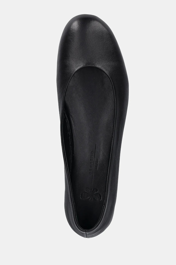 Weekend Max Mara baleriny skórzane TODI czarny 2515521074600.BLACK