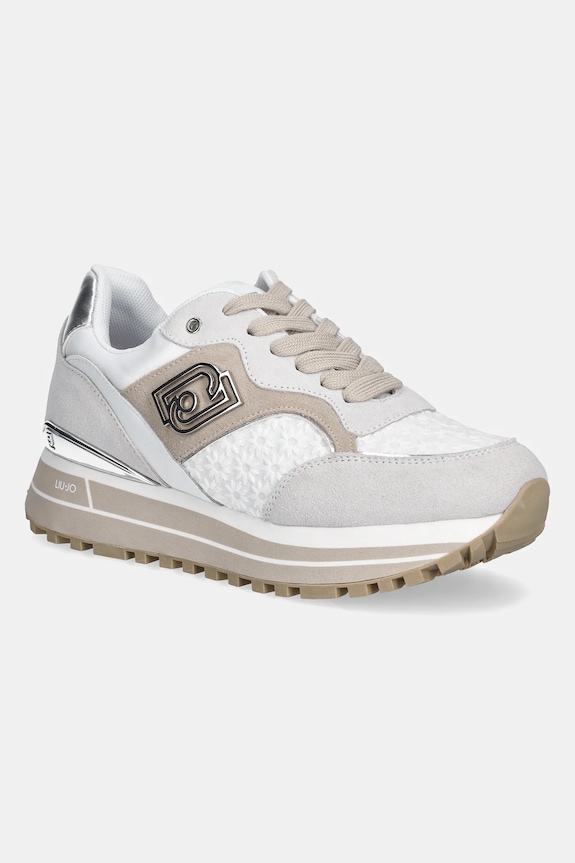 Liu Jo sneakersy LIU JO MAXI WONDER 73 tekstylny szary BA5015PX54201065