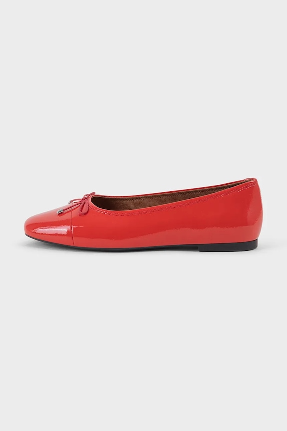 Vagabond Shoemakers baleriny skórzane JOLIN czerwony 5508.160.69