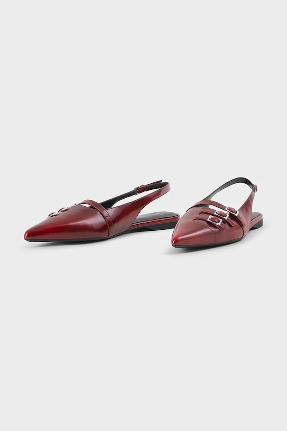 Kožne balerinke Vagabond Shoemakers HERMINE 5533.118.47 crvena SS25