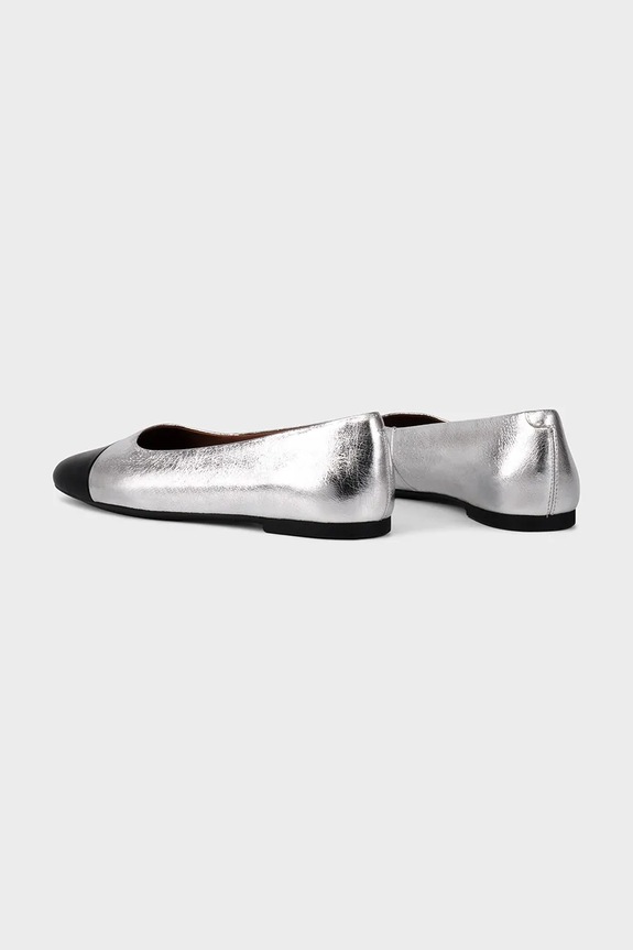Obuwie Vagabond Shoemakers baleriny skórzane JOLIN 5508.619.72 srebrny