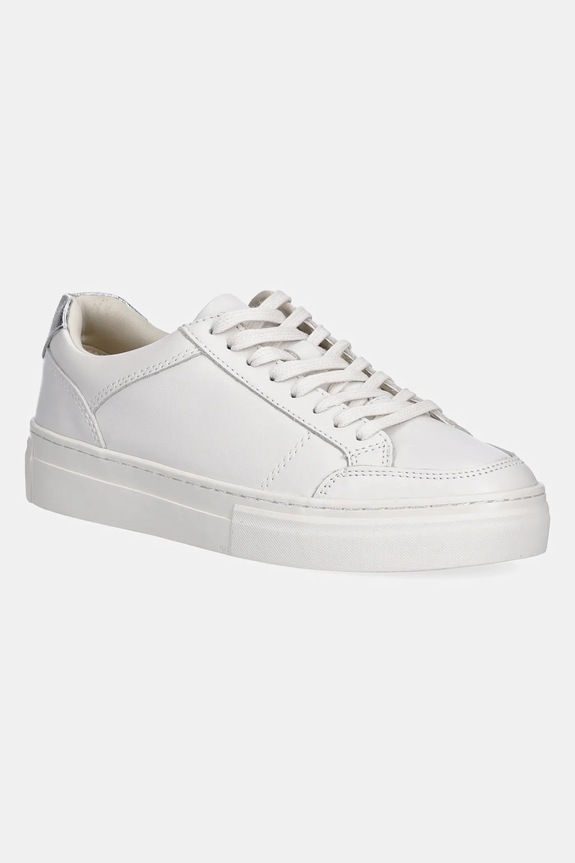 Δερμάτινα sneakers Vagabond Shoemakers ZOE PLATFORM φλατ λευκό 5927.002.01