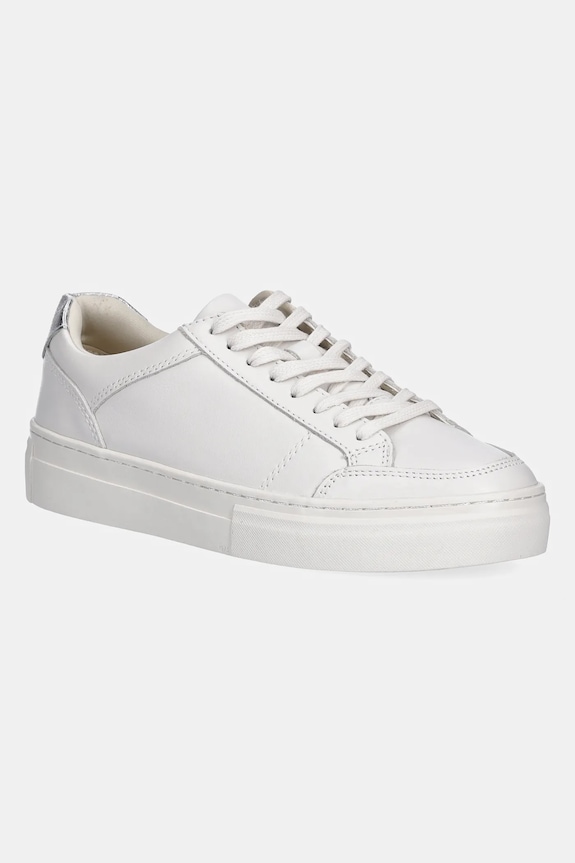 Δερμάτινα sneakers Vagabond Shoemakers ZOE PLATFORM φλατ λευκό 5927.002.01